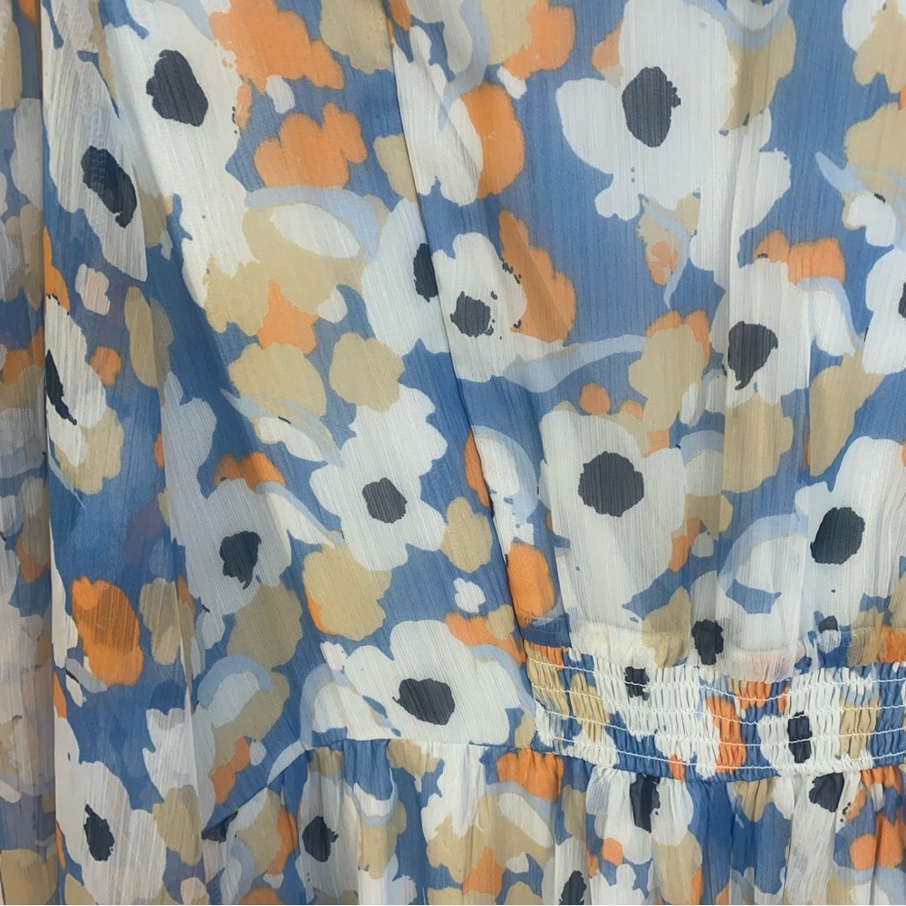 Joie Limited Edition Floral Fields Tiered Chiffon Maxi Dress - Picture 9 of 15
